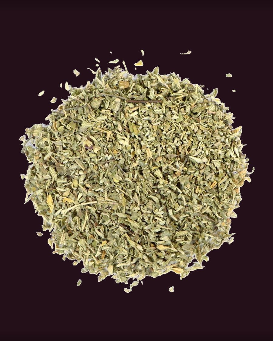 Damiana loose leaf tea, brewed in the cup