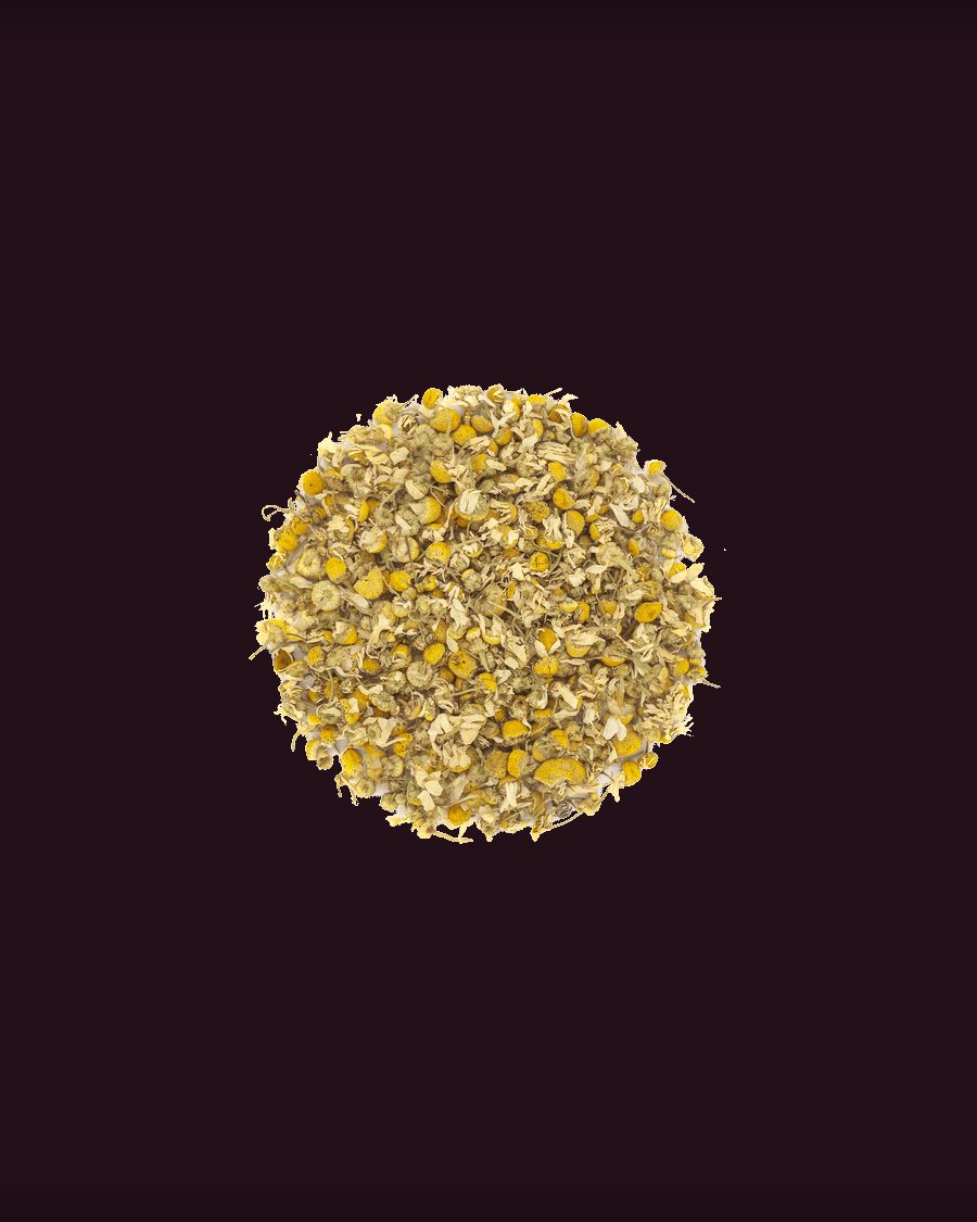 Elderflower loose leaf tea, brewed in the cup