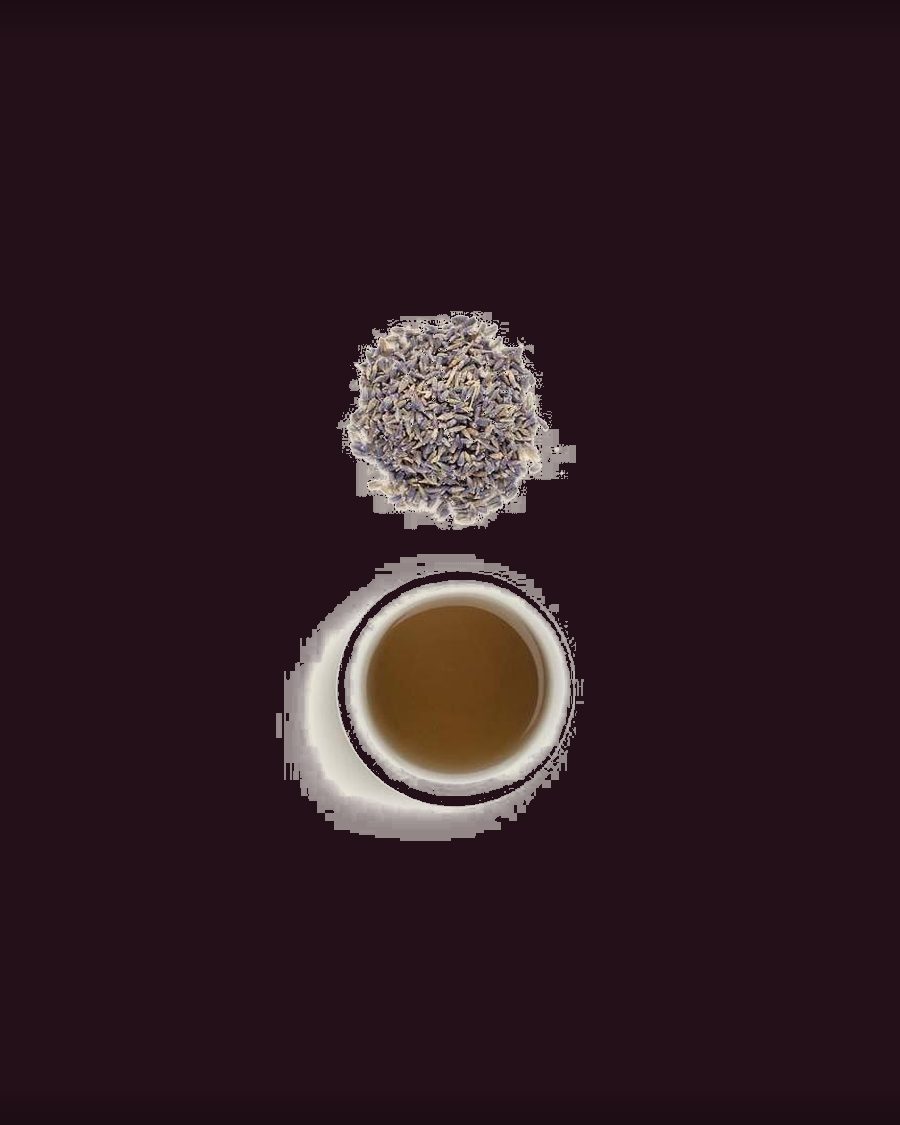Lemon Balm loose leaf tea, brewed in the cup
